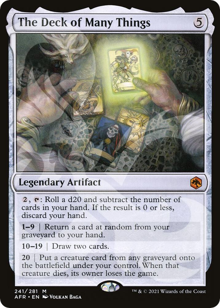 The Deck of Many Things card image