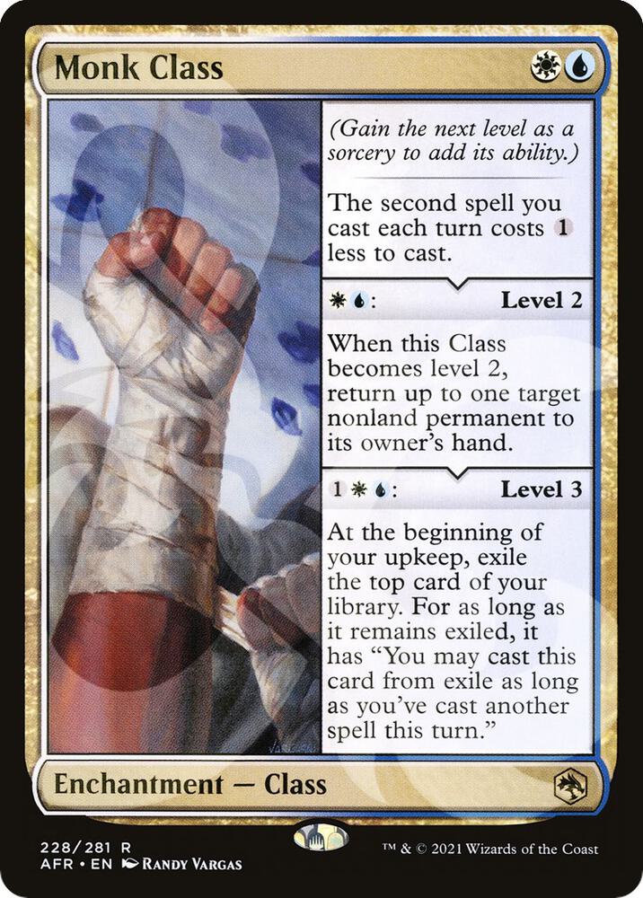 Monk Class card image