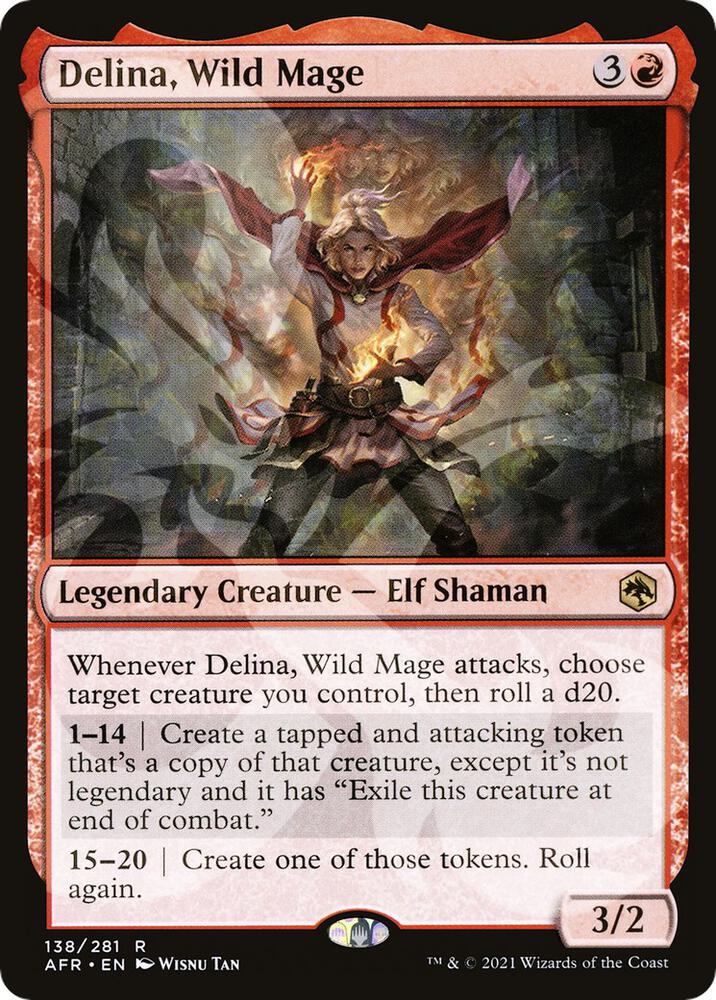 Delina, Wild Mage card image