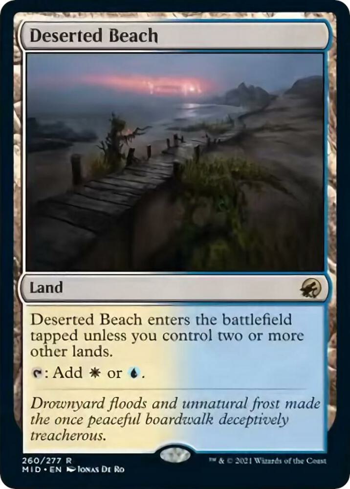 Deserted Beach card image