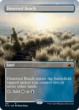 Deserted Beach (Borderless) card image