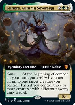 Leinore, Autumn Sovereign (Extended Art) card image
