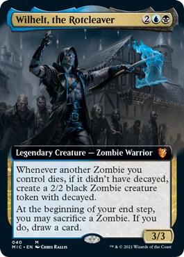 Wilhelt, the Rotcleaver (Extended Art) card image