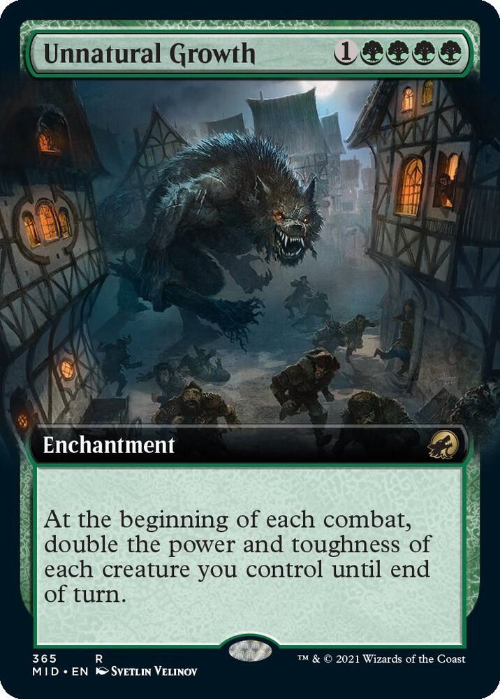 Unnatural Growth (Extended Art) card image