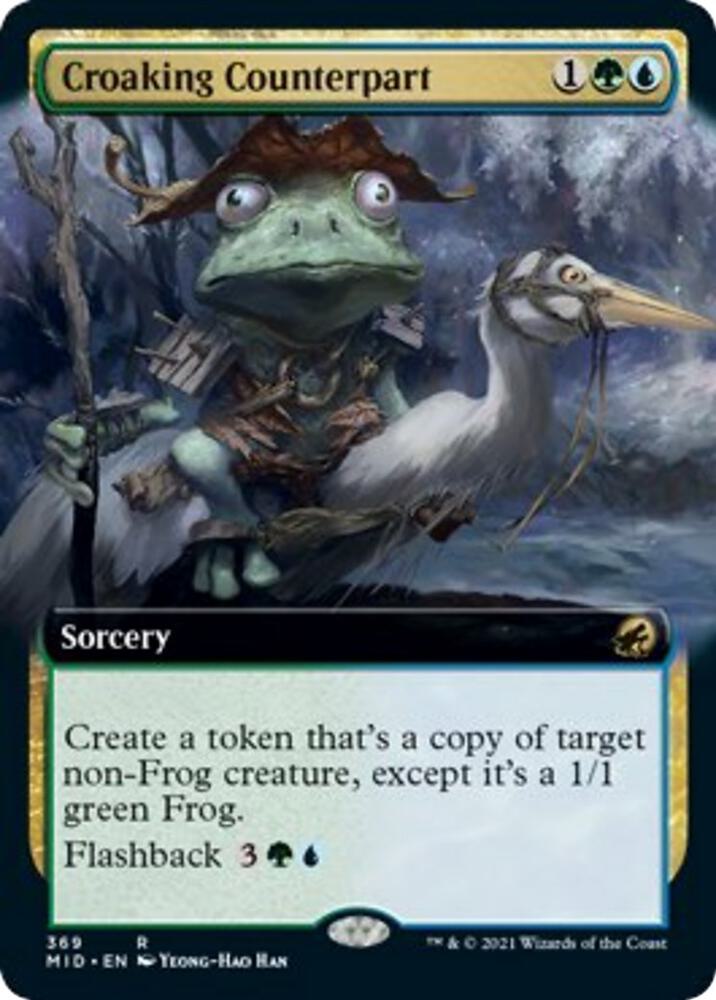 Croaking Counterpart (Extended Art) card image