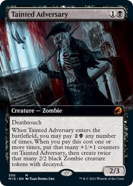 Tainted Adversary (Extended Art) card image