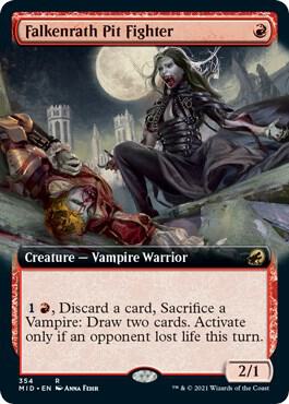 Falkenrath Pit Fighter (Extended Art) card image