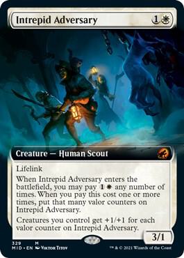 Intrepid Adversary (Extended Art) card image