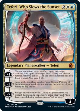 Teferi, Who Slows the Sunset card image