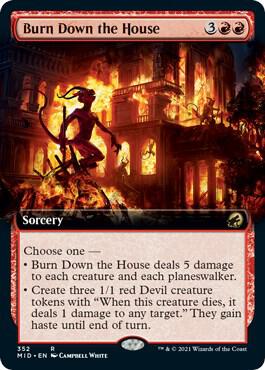 Burn Down the House (Extended Art) card image