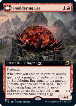 Smoldering Egg (Extended Art) card image