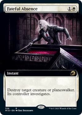Fateful Absence (Extended Art) card image