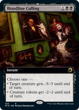 Bloodline Culling (Extended Art) card image