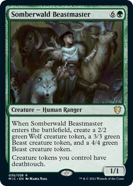 Somberwald Beastmaster card image