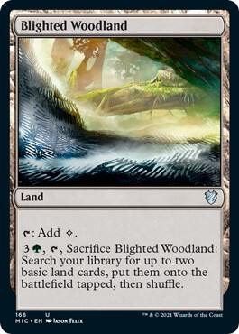 Blighted Woodland card image