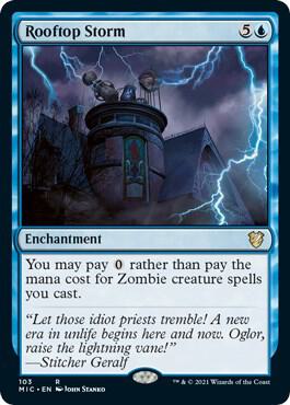 Rooftop Storm card image