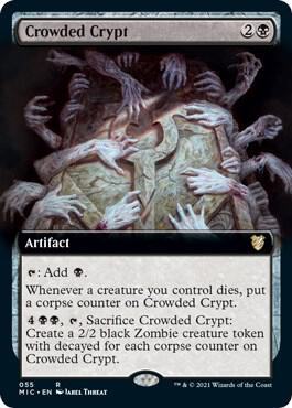 Crowded Crypt (Extended Art) card image