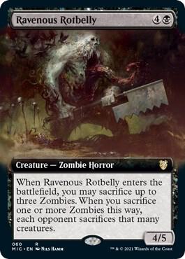 Ravenous Rotbelly (Extended Art) card image