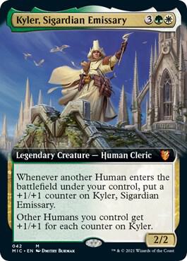 Kyler, Sigardian Emissary (Extended Art) card image
