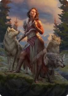 Arlinn, the Pack's Hope Art Card (01/81) card image