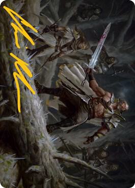 Tovolar, Dire Overlord Art Card (05/81) (Gold-Stamped Signature) card image