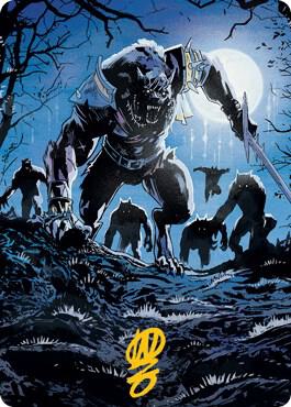 Tovolar, the Midnight Scourge Art Card (08/81) (Gold-Stamped Signature) card image