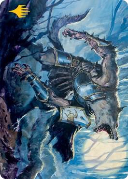 Moonrage Brute Art Card (Gold-Stamped Signature) card image