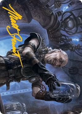 Delver of Secrets Art Card (Gold-Stamped Signature) card image
