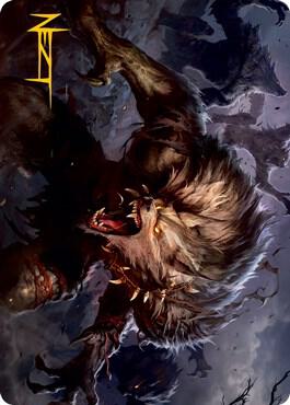 Village Reavers Art Card (Gold-Stamped Signature) card image