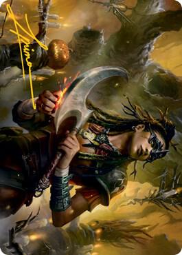 Harvesttide Sentry Art Card (Gold-Stamped Signature) card image