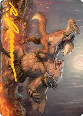 Duel for Dominance Art Card (Gold-Stamped Signature) card image