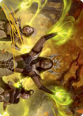 Dawnhart Wardens Art Card (Gold-Stamped Signature) card image