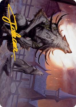 Lord of the Ulvenwald Art Card (Gold-Stamped Signature) card image
