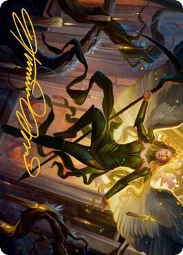 Sigarda, Champion of Light Art Card (Gold-Stamped Signature) card image