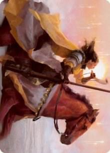 Sunrise Cavalier Art Card card image