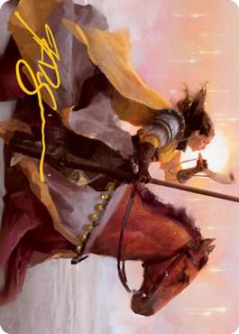 Sunrise Cavalier Art Card (Gold-Stamped Signature) card image