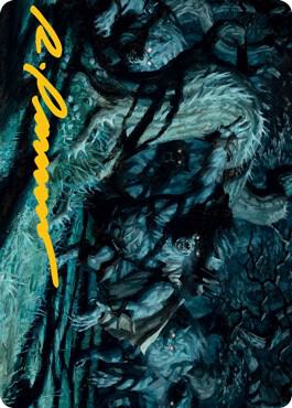 Unnatural Moonrise Art Card (Gold-Stamped Signature) card image