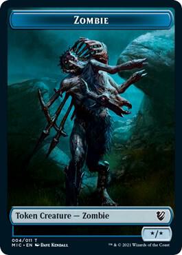 Zombie (004) // Zombie (005) Double-Sided Token card image