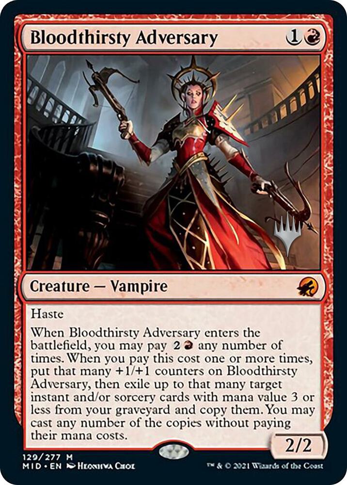 Bloodthirsty Adversary card image