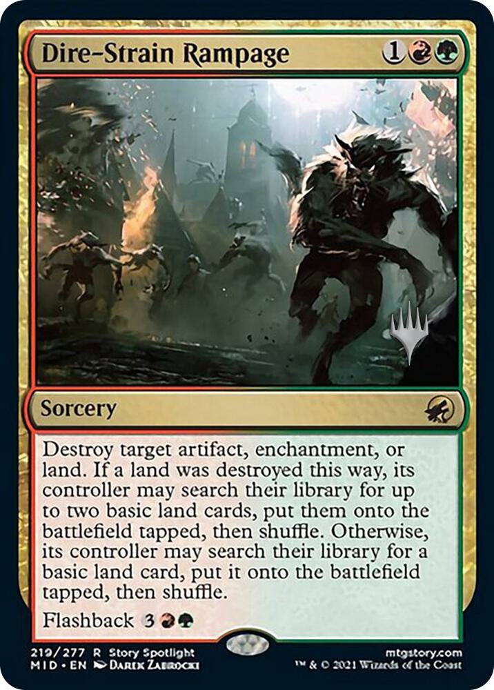 Dire-Strain Rampage card image