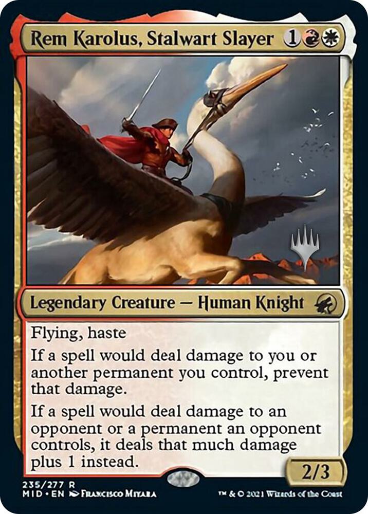 Rem Karolus, Stalwart Slayer card image