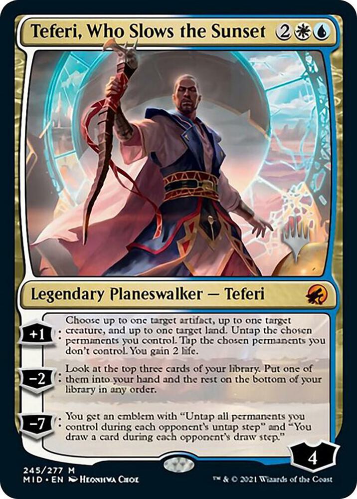 Teferi, Who Slows the Sunset card image
