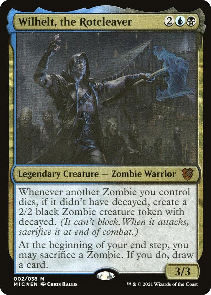 Wilhelt, the Rotcleaver (Display Commander) - Thick Stock card image