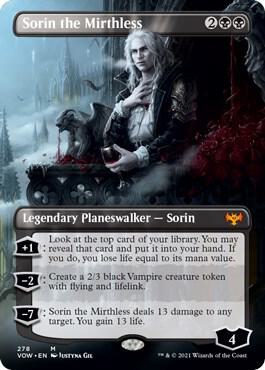 Sorin the Mirthless (Borderless) card image