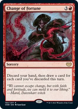 Change of Fortune card image