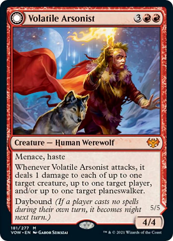 Volatile Arsonist card image