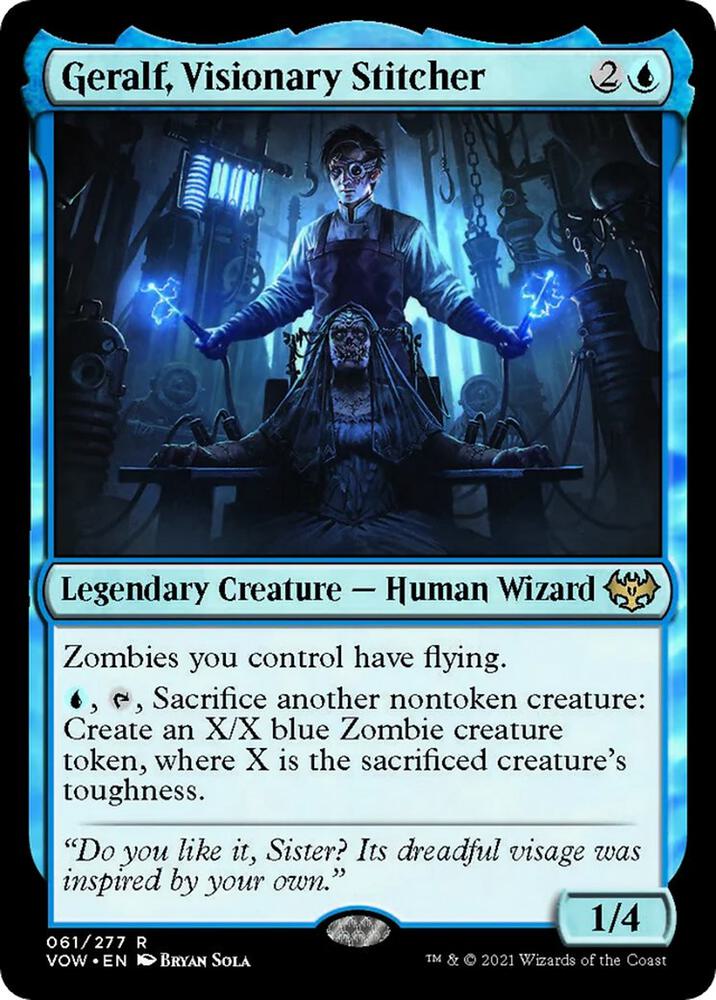Geralf, Visionary Stitcher card image
