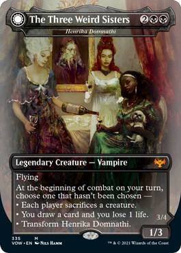 The Three Weird Sisters - Henrika Domnathi card image