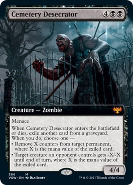 Cemetery Desecrator (Extended Art) card image