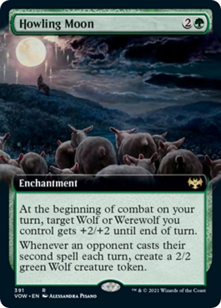 Howling Moon (Extended Art) card image